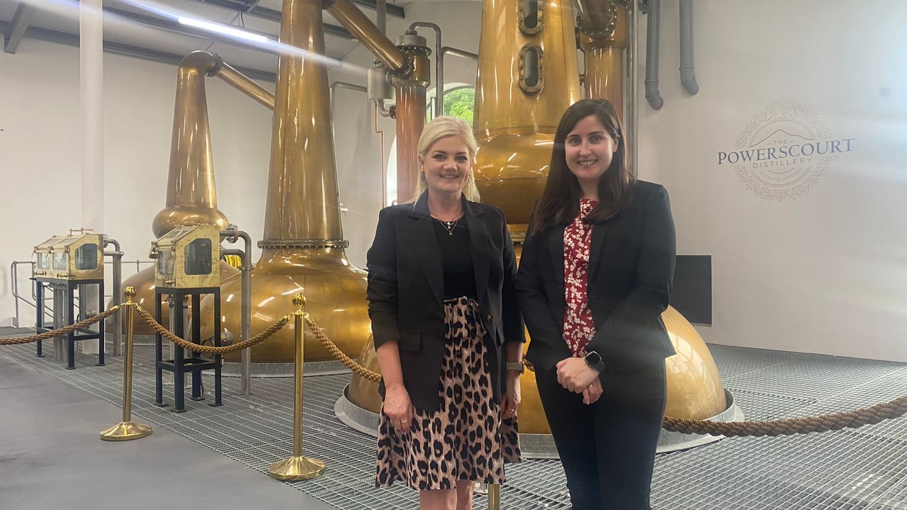 L-R: New agri guild chair Stella Meehan; and former chair Amy Forde