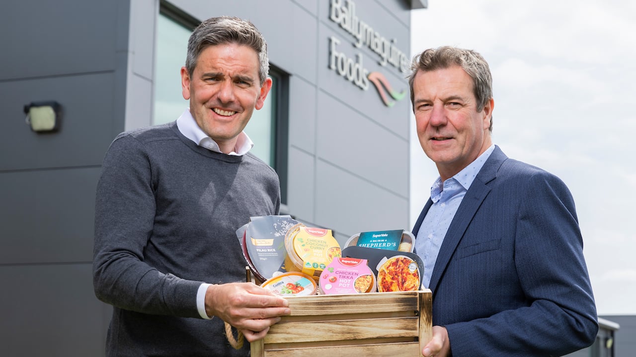 (L-R) Edward Spelman, Ballymaguire Foods and Ian Allen, SuperValu and Centra
Source: Musgrave