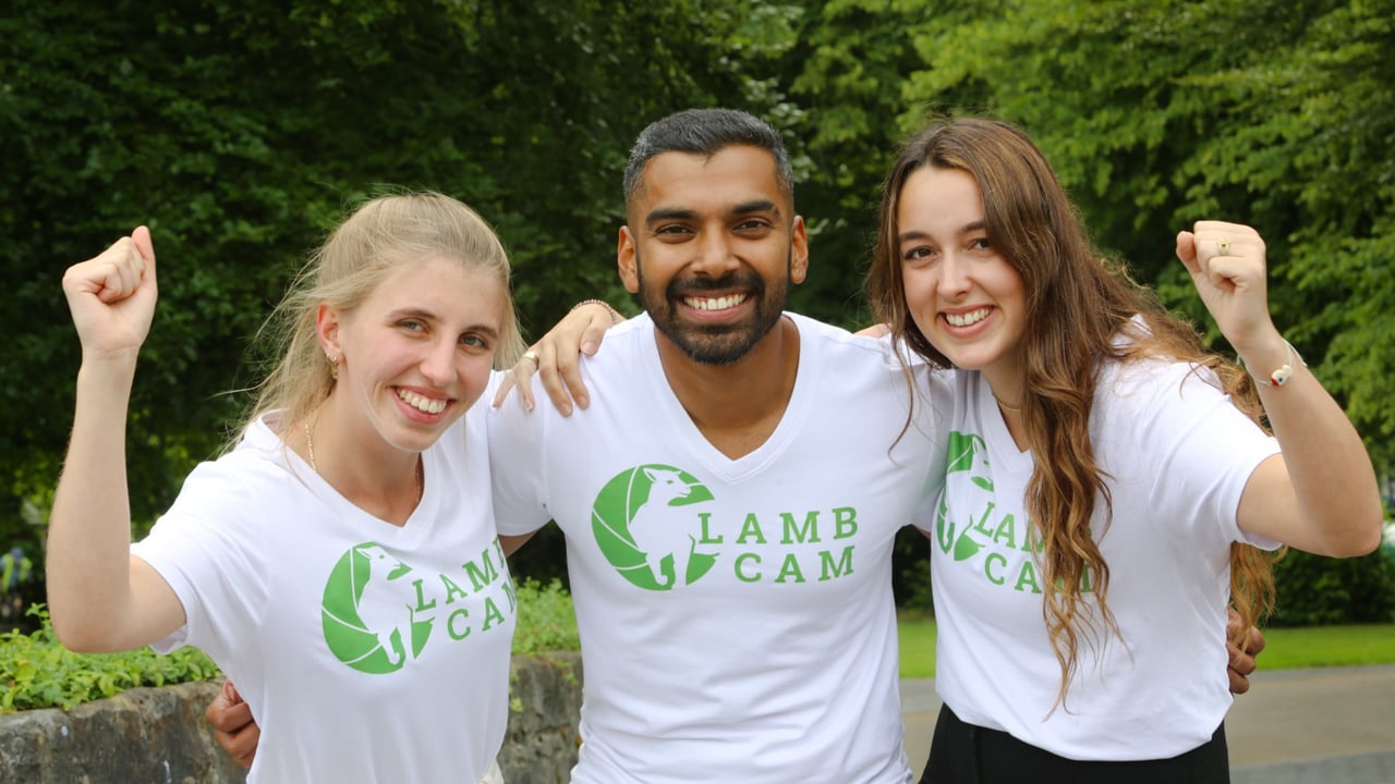 The LambCam team, named overall winners Source: Martina Regan
