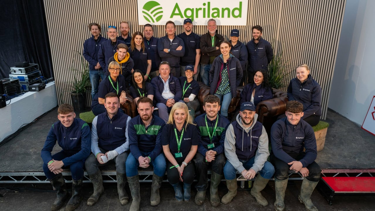 Some of the Agriland team at Ploughing 2023