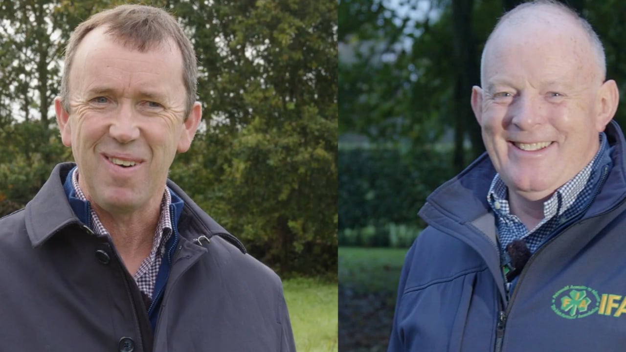 IFA Election 2023 presidential candidates, Martin Stapleton (left) and Francie Gorman