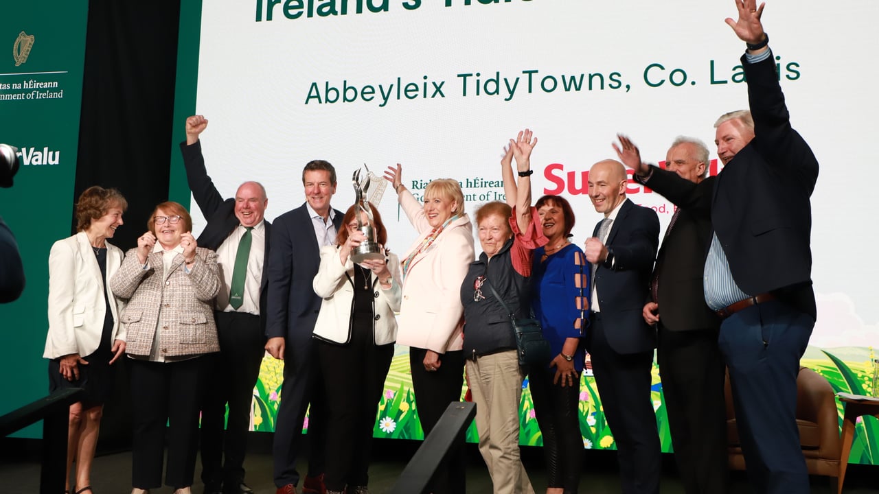 Abbeyleix, Co. Laois has been named as Ireland's Tidiest Town 2023. Source: Department of Rural and Community Development, X, formerly known as Twitter