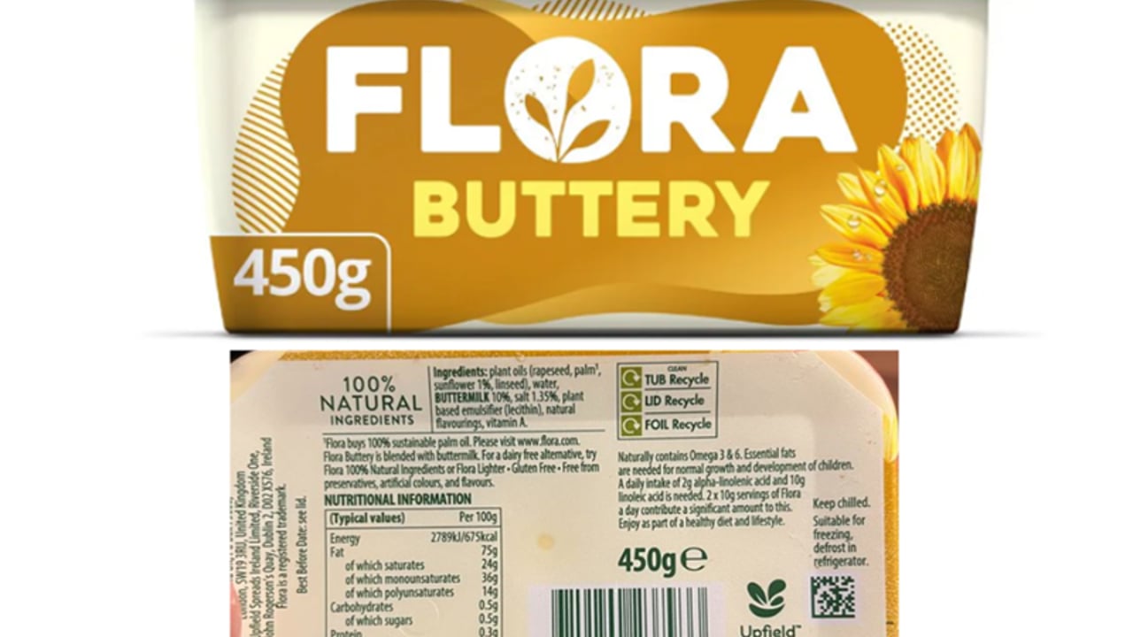 FSAI: Incorrectly declared milk for Flora Buttery