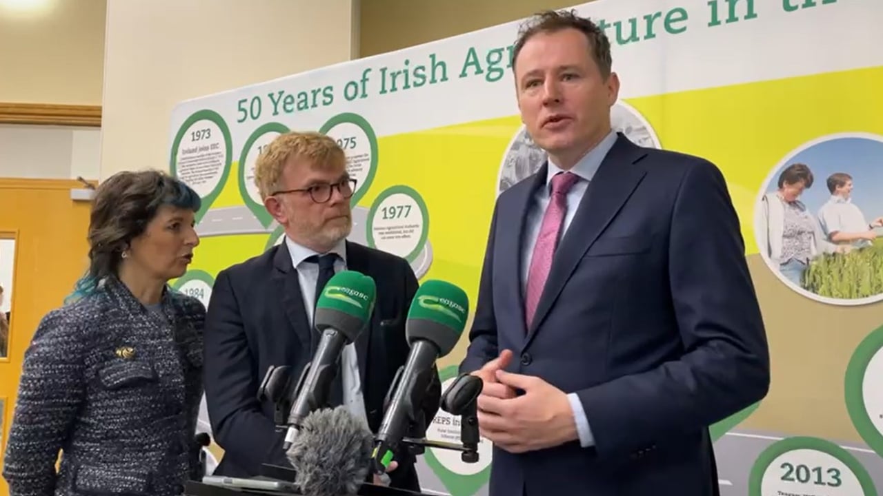 Marc Fesneau, the French Minister for Agriculture and Minister for Agriculture, Food and the Marine, Charlie McConalogue