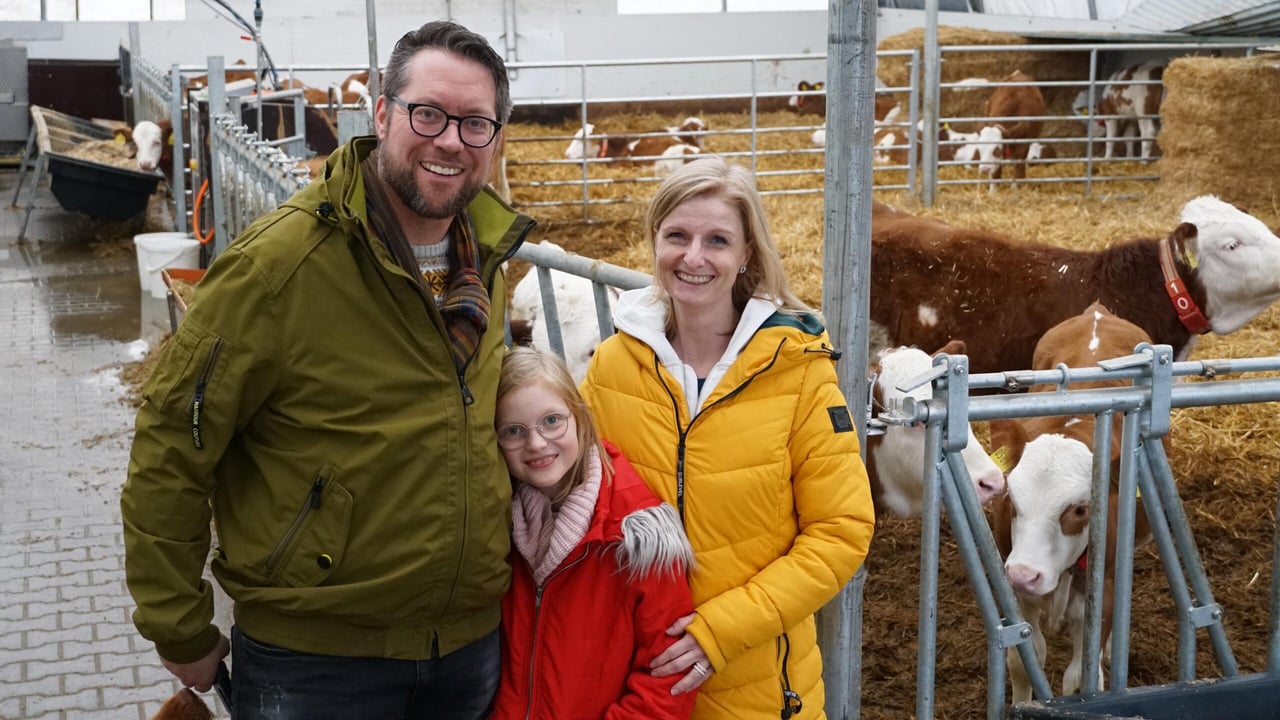 Jens and Stephanie Engelken with daughter Wilma