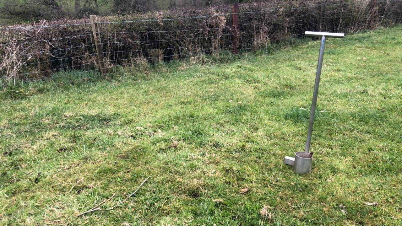 Why is early January the best time to take soil samples?