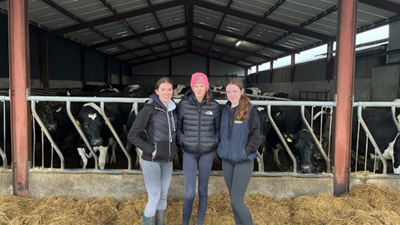 (L to R): Grace Cassells, Lára Flood and Keira Hopkins