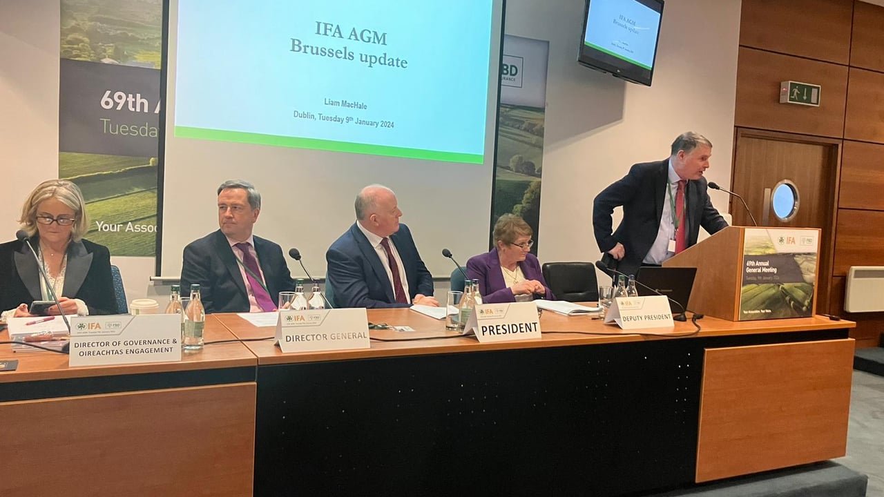 Patrick McCormick, the new Irish Farmer's Association treasurer