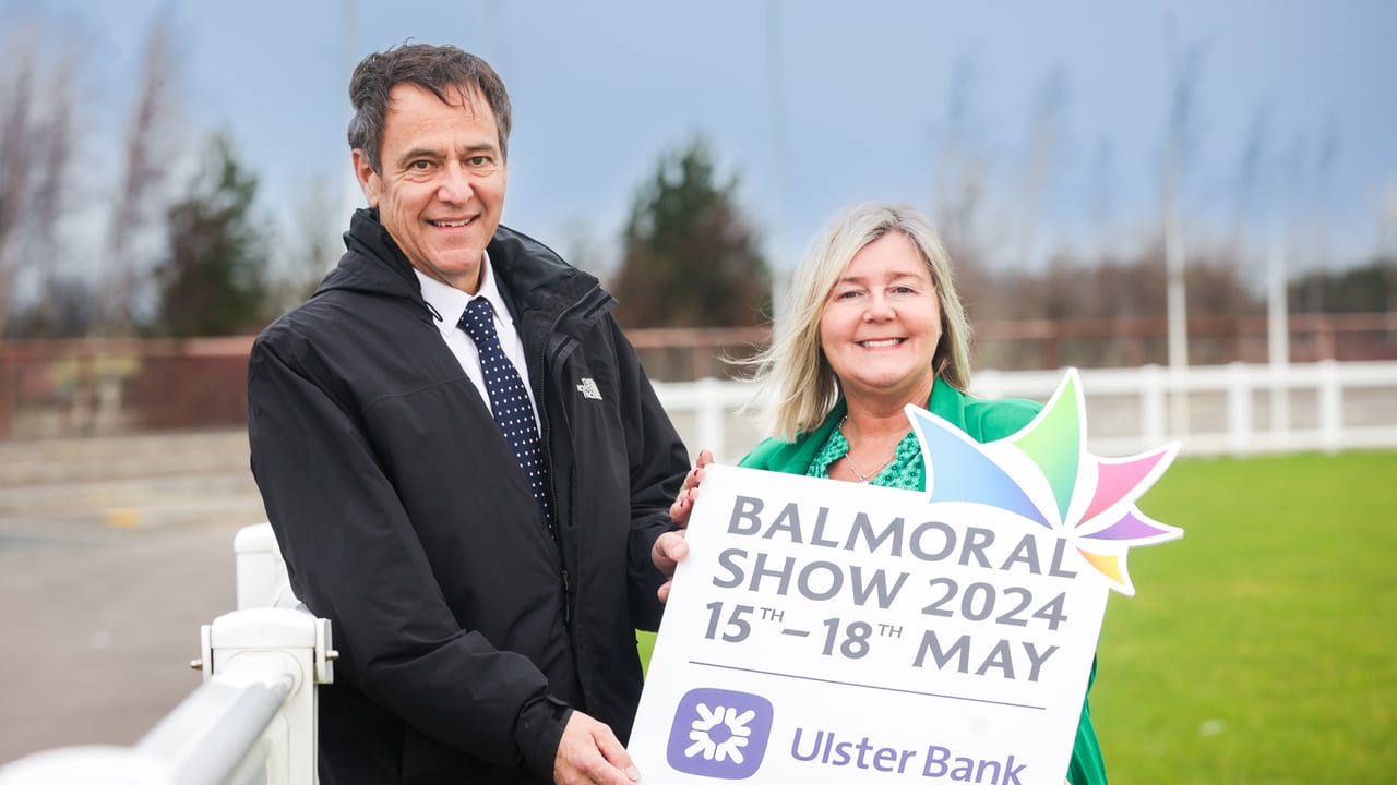 Head of agriculture at Ulster Bank, Cormac McKervey and operations director at RAUS, Rhonda Geary. Image source: JComms