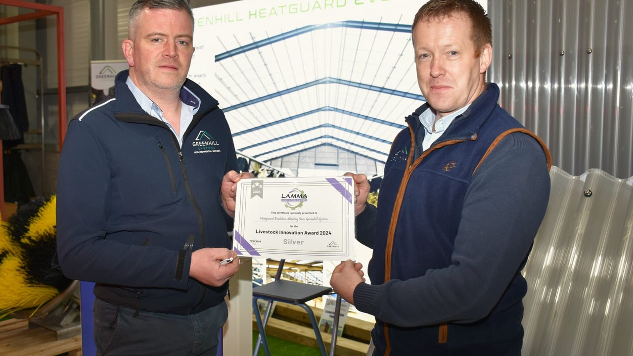 NI company scoops Silver Award at LAMMA for roofing sheets