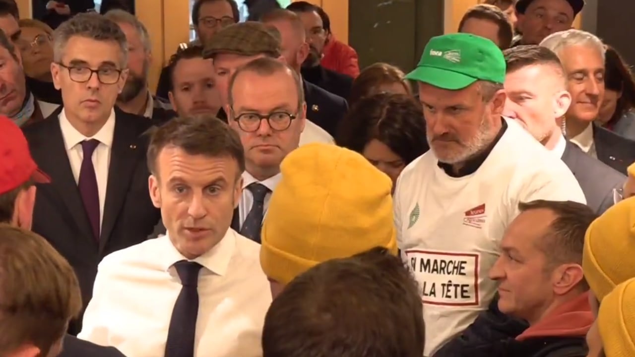 French president Emmanuel Macron at the Salon de l’Agriculture. Source: Emmanuel Macron, X 