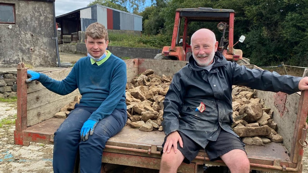 Roger McCarthy, Kerry Social Farming participant from Killarney and Noel Murphy, Kerry Parents and Friends' Association support staff