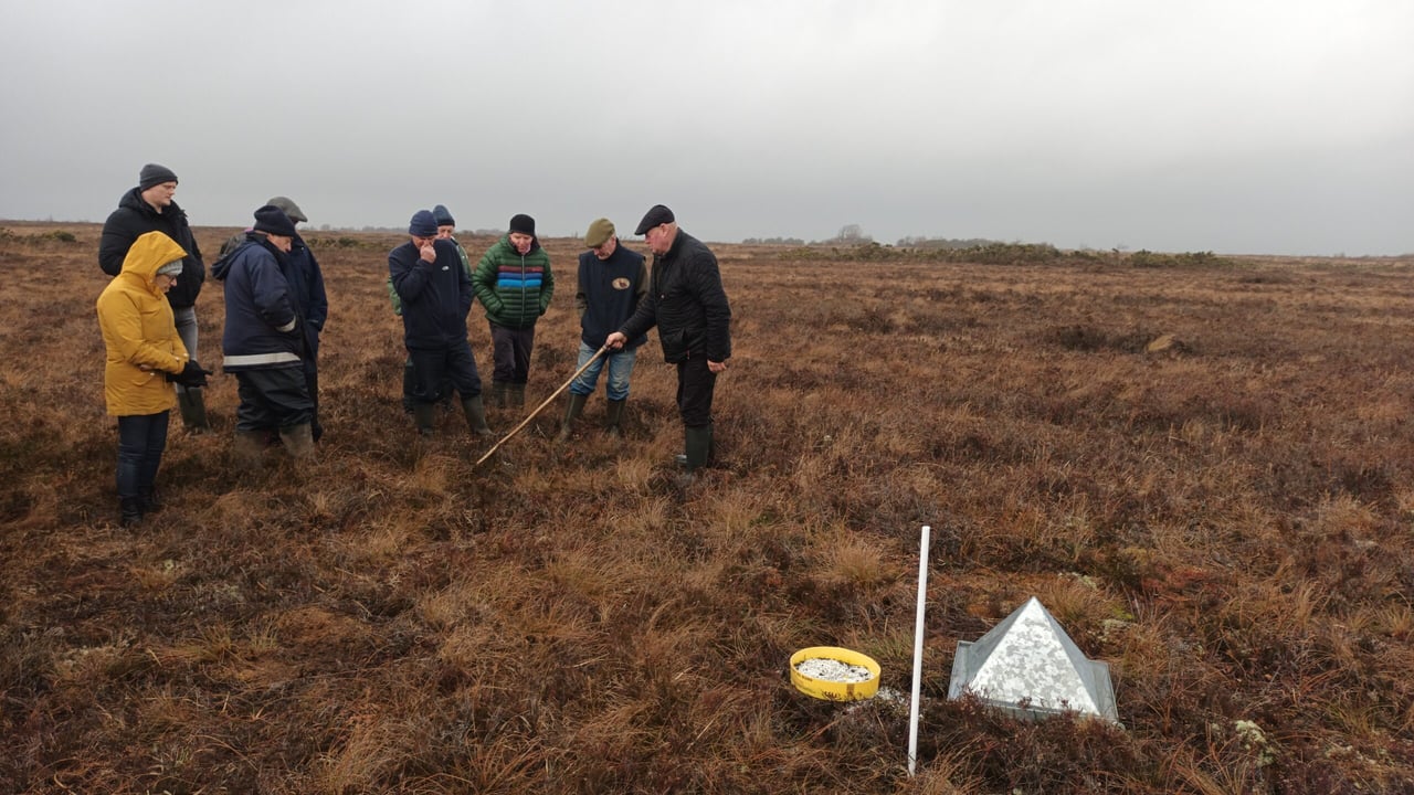 Previous FarmPEAT community gathering at Ballydangan Bog in February 2024. Source: FarmPEAT