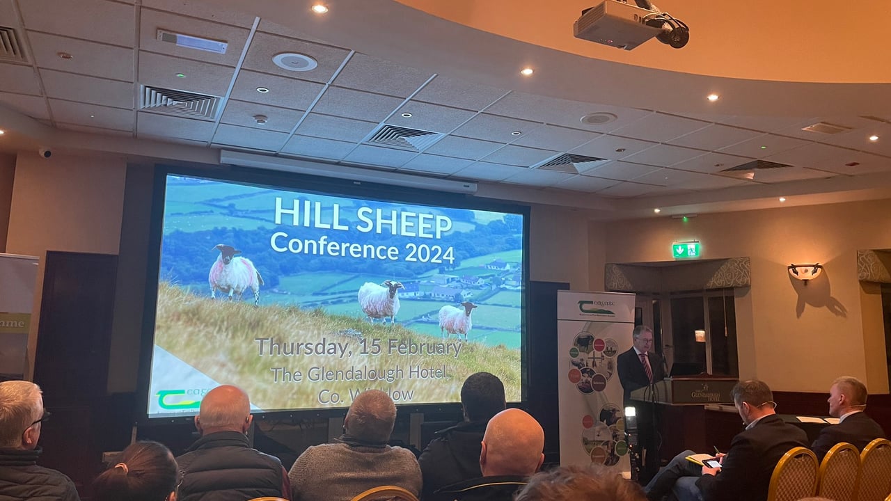 Prof. Frank O’Mara, Teagasc director, speaking at the conference