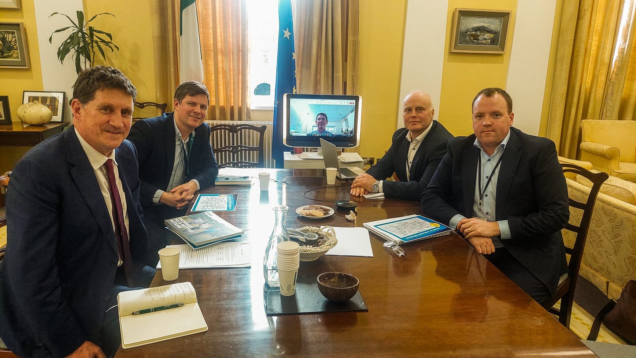 Ryan hears of farmers' concerns over climate targets from Lakeland Dairies