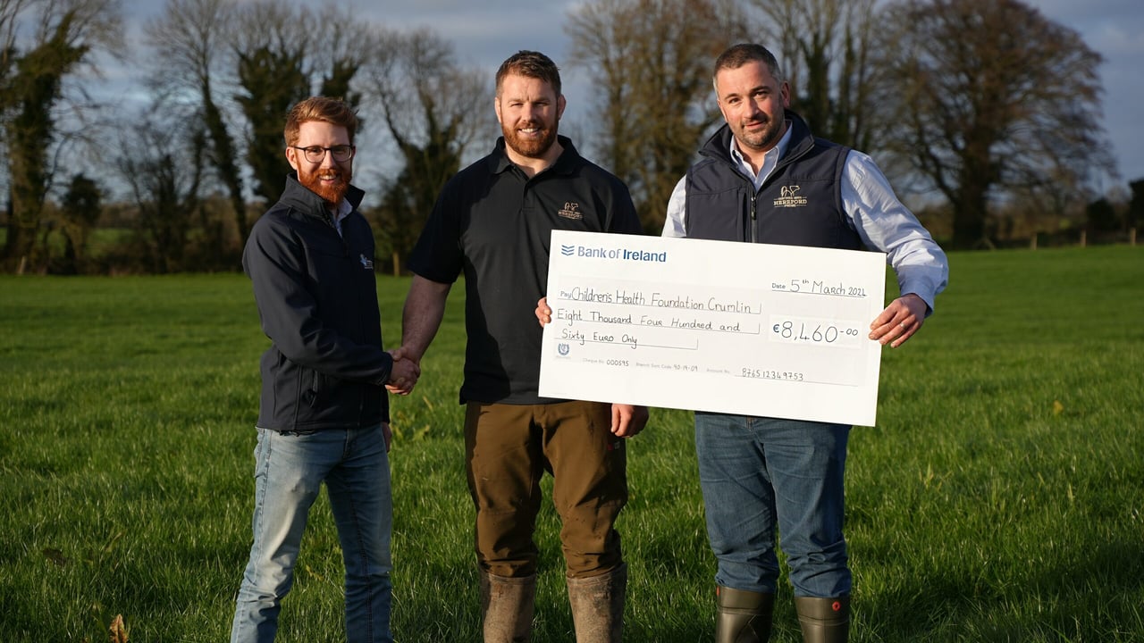 Hereford Charity Calendar raises over €8,000 for Crumlin