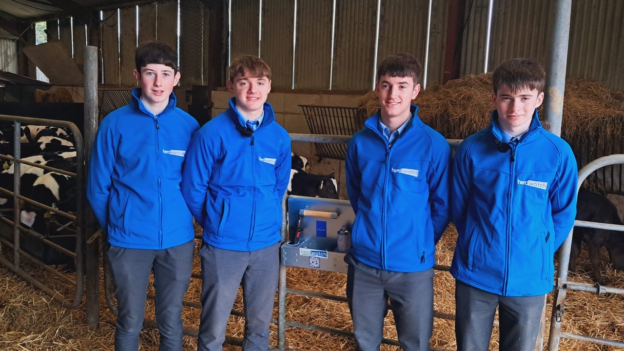 (L to R): Sean Dinneen, David Forde, John Quinn and Jack Good.
