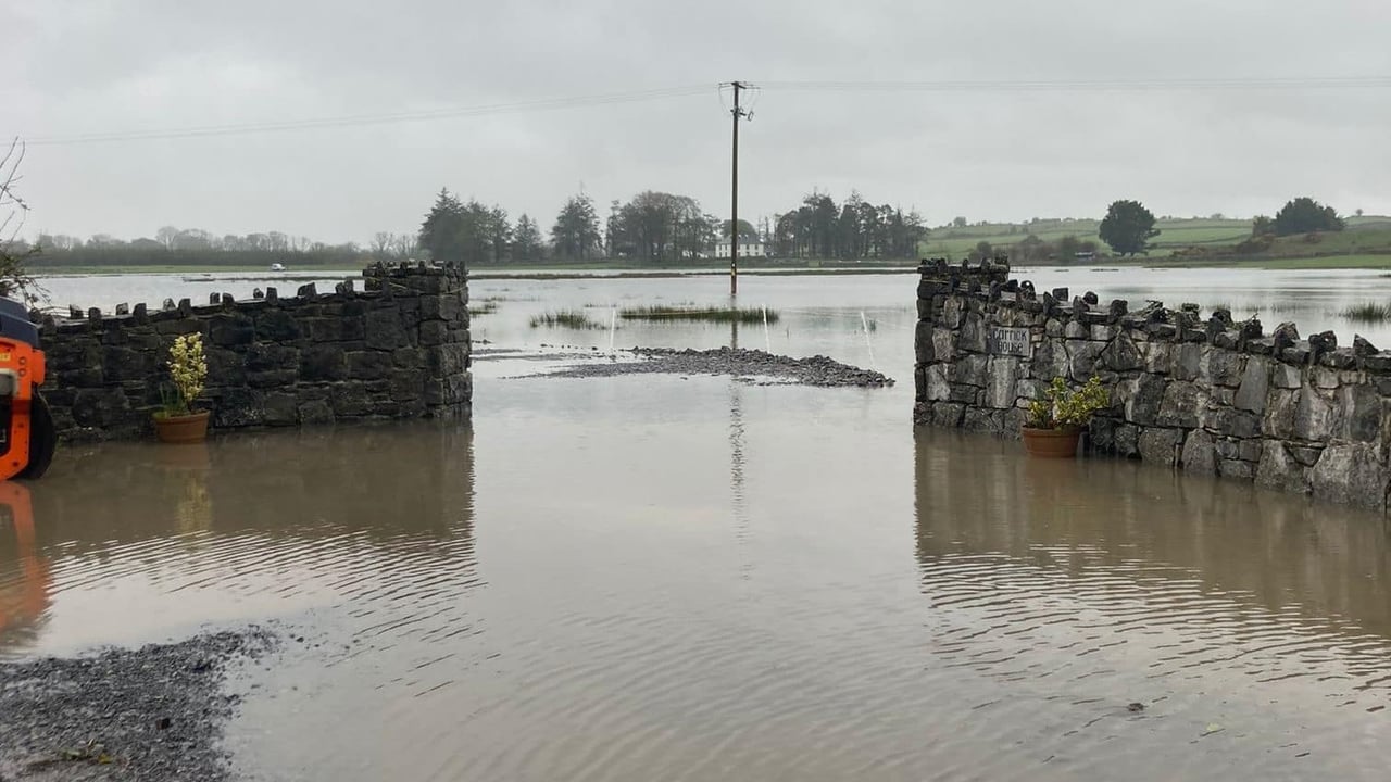 Homes evacuated and roads closed at Lough Funshinagh