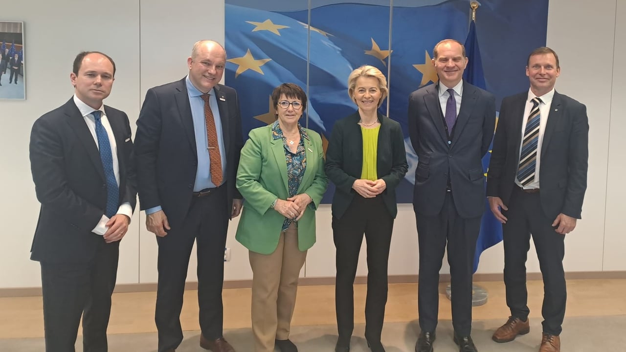 Copa Cogeca leadership with European Commission President Ursula von der Leyen