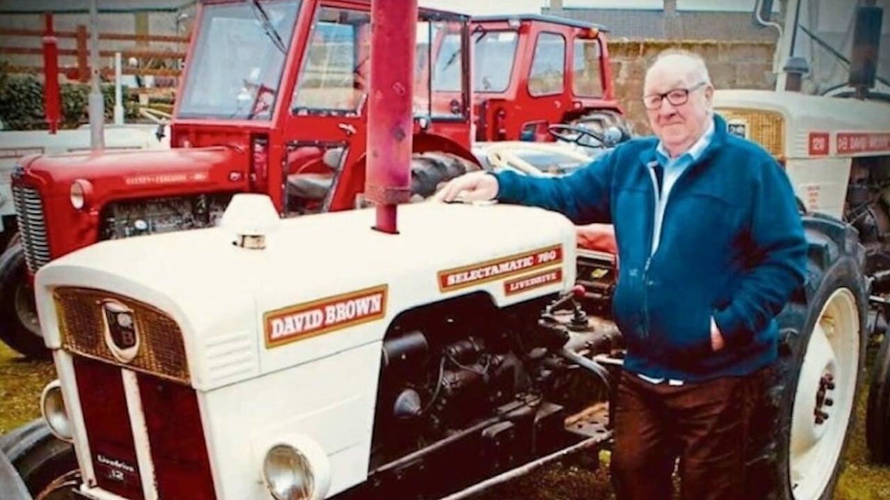 Allen Wylie tractor run ready to roll with vintage models