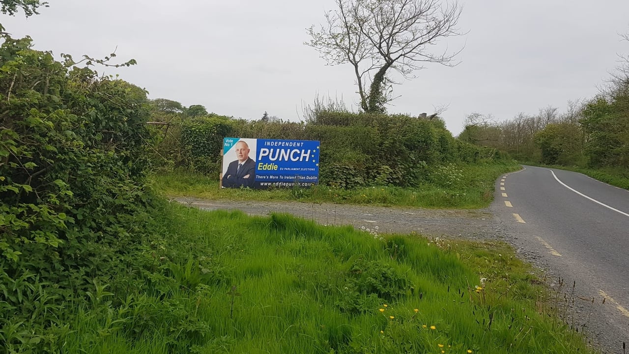 Punch 'disappointed' after election billboard goes missing