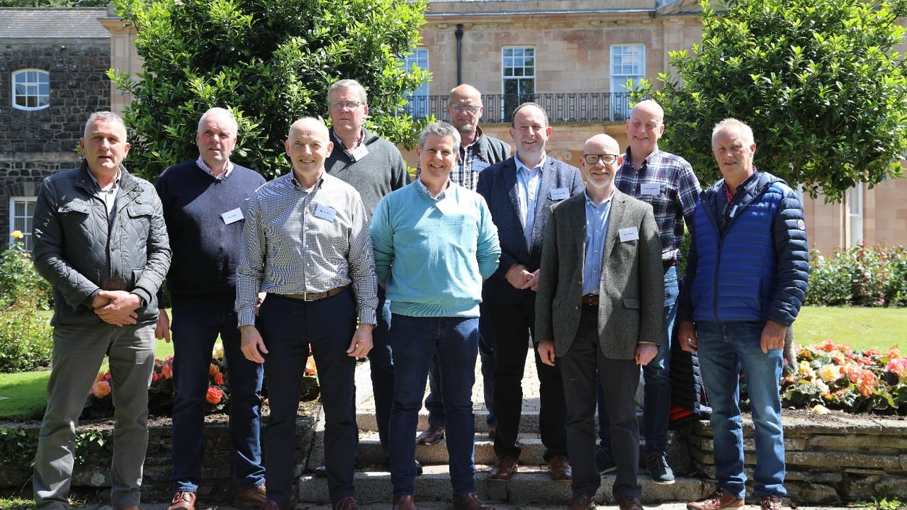 Past students who graduated from CAFRE in 1984 with a national diploma in agriculture