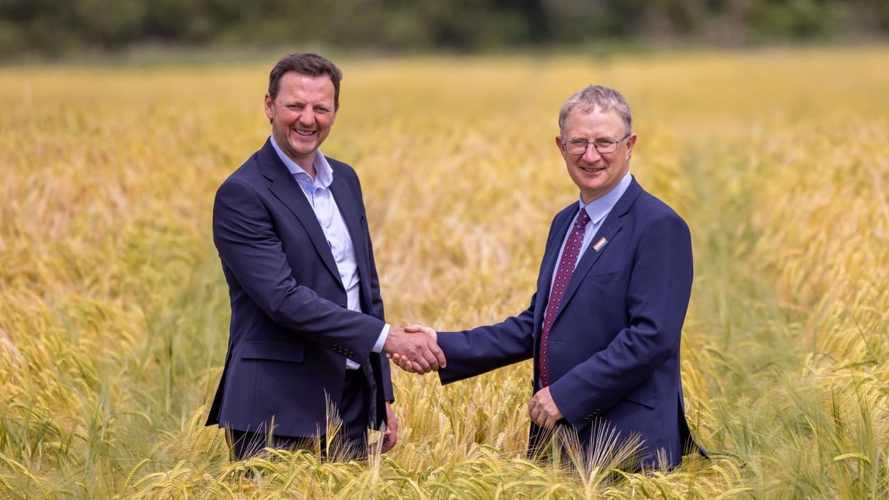 (L-R) Joe Cunningham, chief executive of Laois and Offaly Education and Training Board and Prof. Frank O' Mara, director of Teagasc