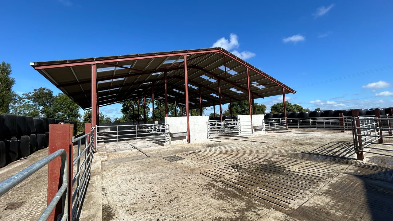 The new build cubicle shed 
