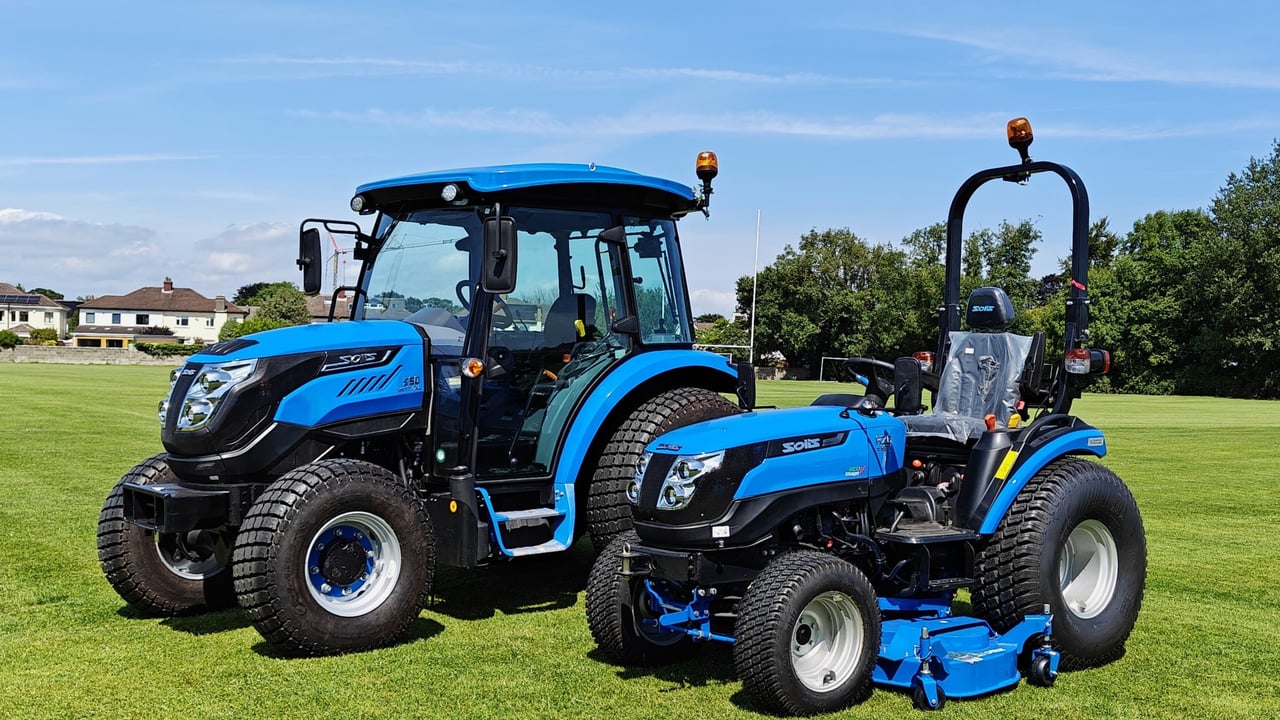 Solis 50 Shuttle XL and Solis 26 hydrostatic with mid deck mower
