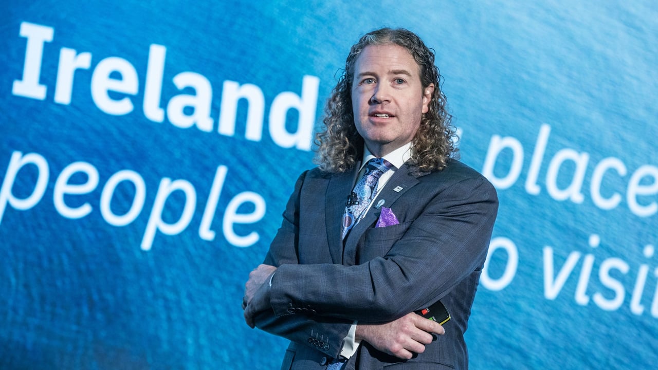 President and CEO of Alltech, Mark Lyons speaking at the ASA conference in Kilkenny. Image source: Finbarr O'Rourke
