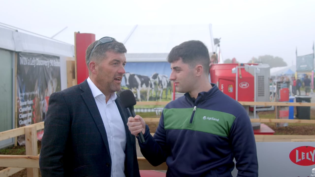 Company director of Lely centre Mullingar and Kilkenny, Niall McGauran talking automation 