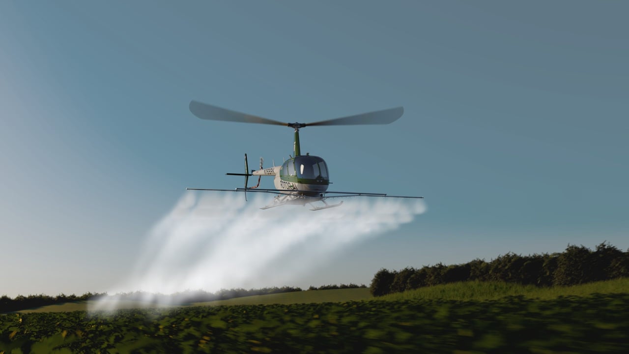The new Sprayhawk UAV has a spray rate of 240ac/hr
