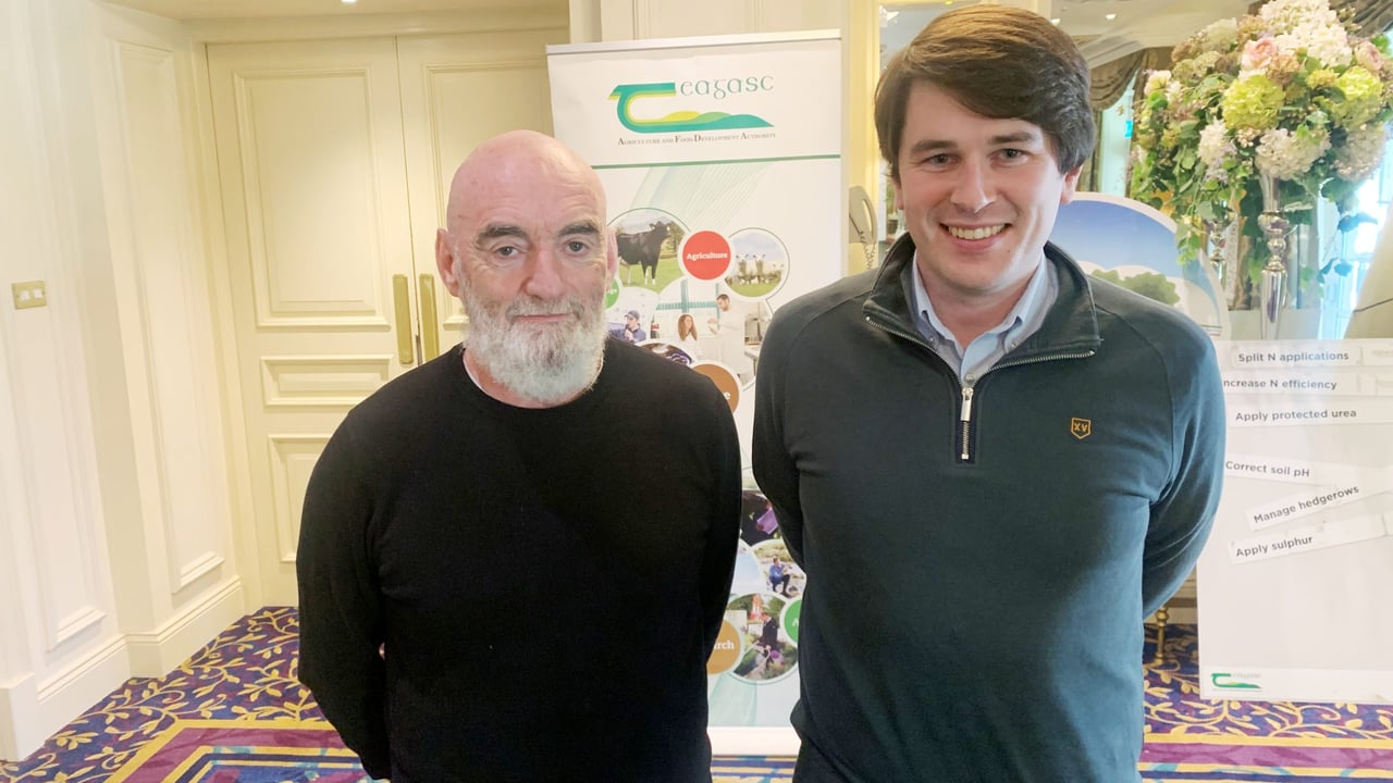 Attending the 2024 Crops Forum, l to r: Martin McCullough, Teagasc Donegal and Eoin Lyons, Teagasc Portlaoise