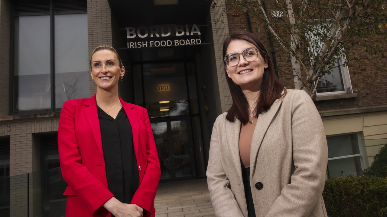 Deirdre Ryan, director of sustainability and quality assurance, Origin Green and Laura Harper, trading director Ireland and Northern Ireland, M&S Image: Chris Bellew/Fennell Photography