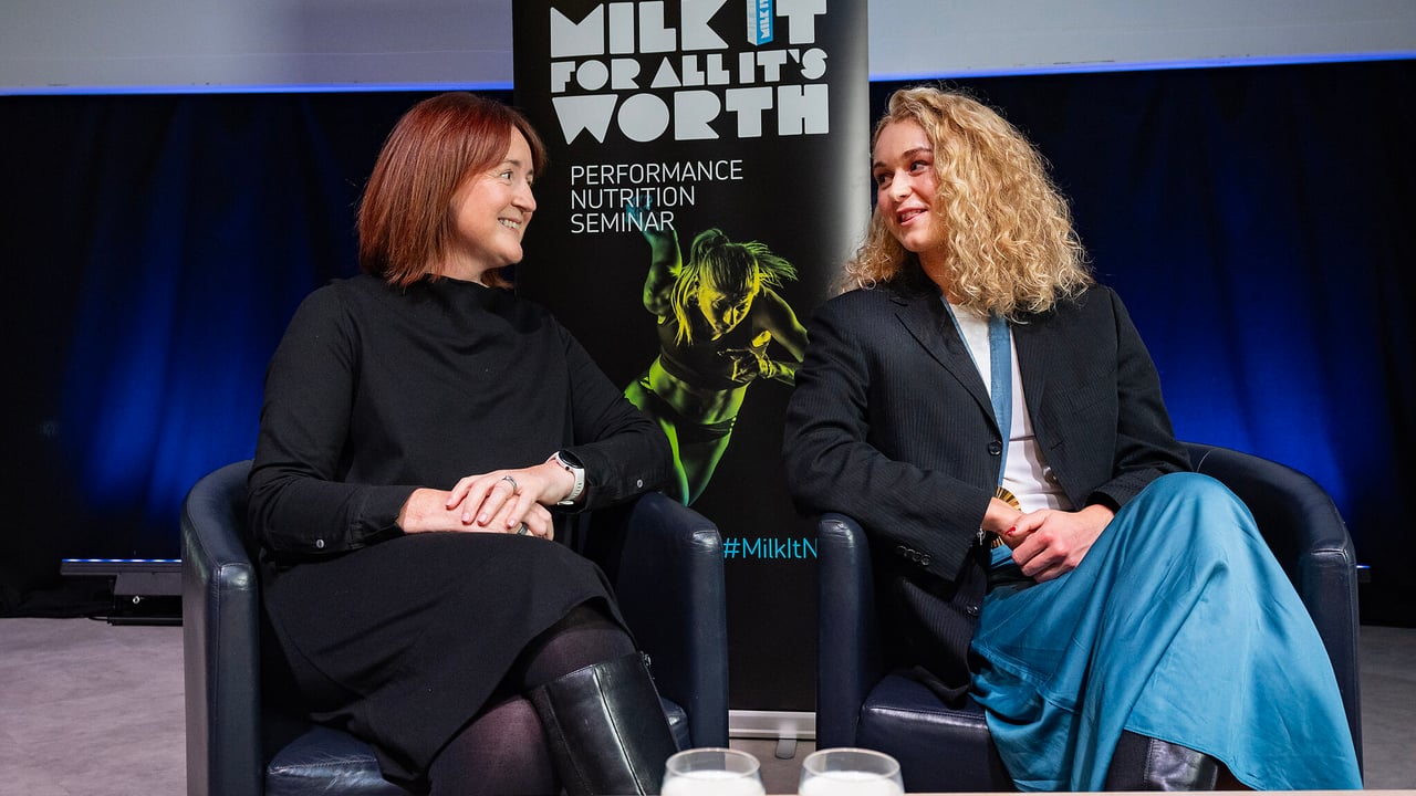 Hannah Scott and Prof. Sharon Madigan
 