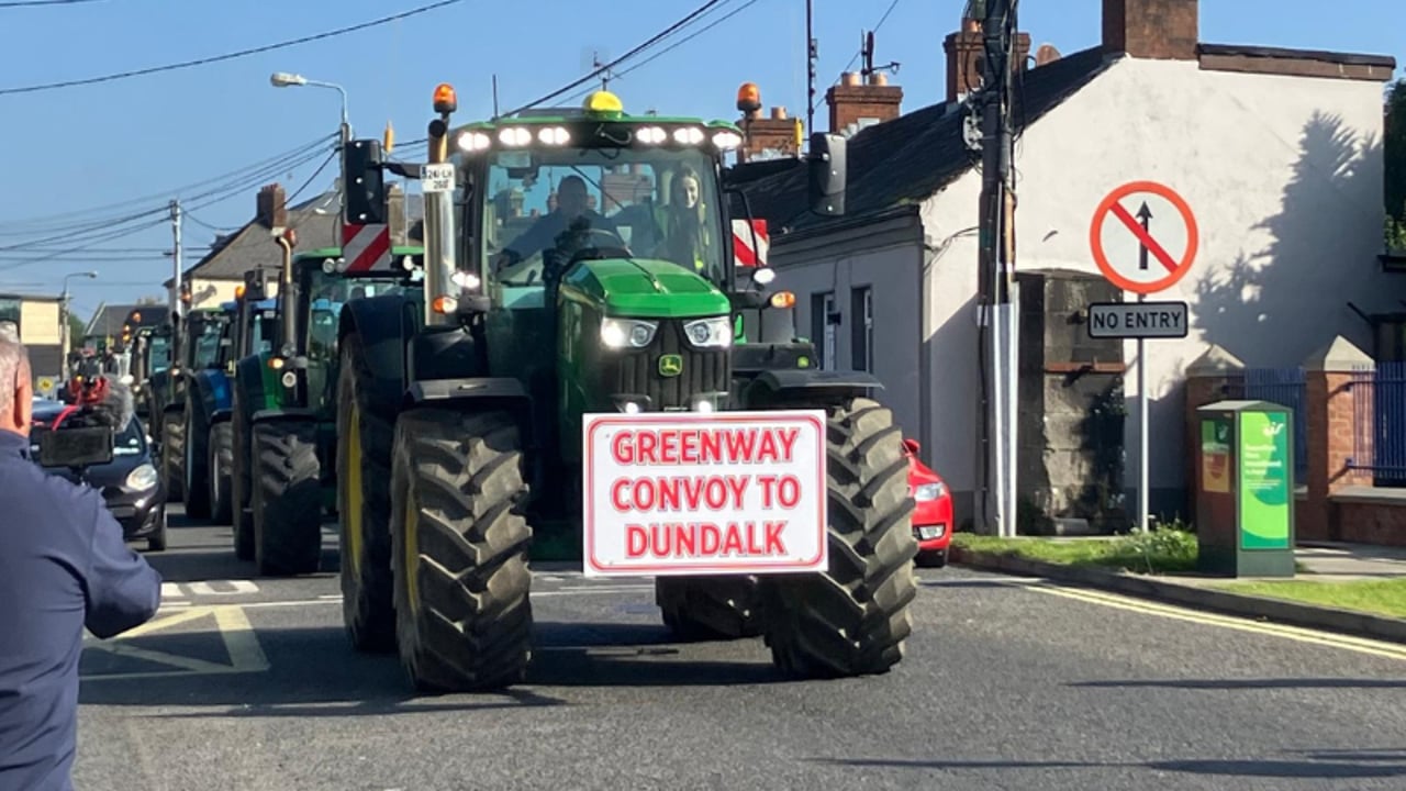 Taken from previous protest in Dundalk, Co. Louth