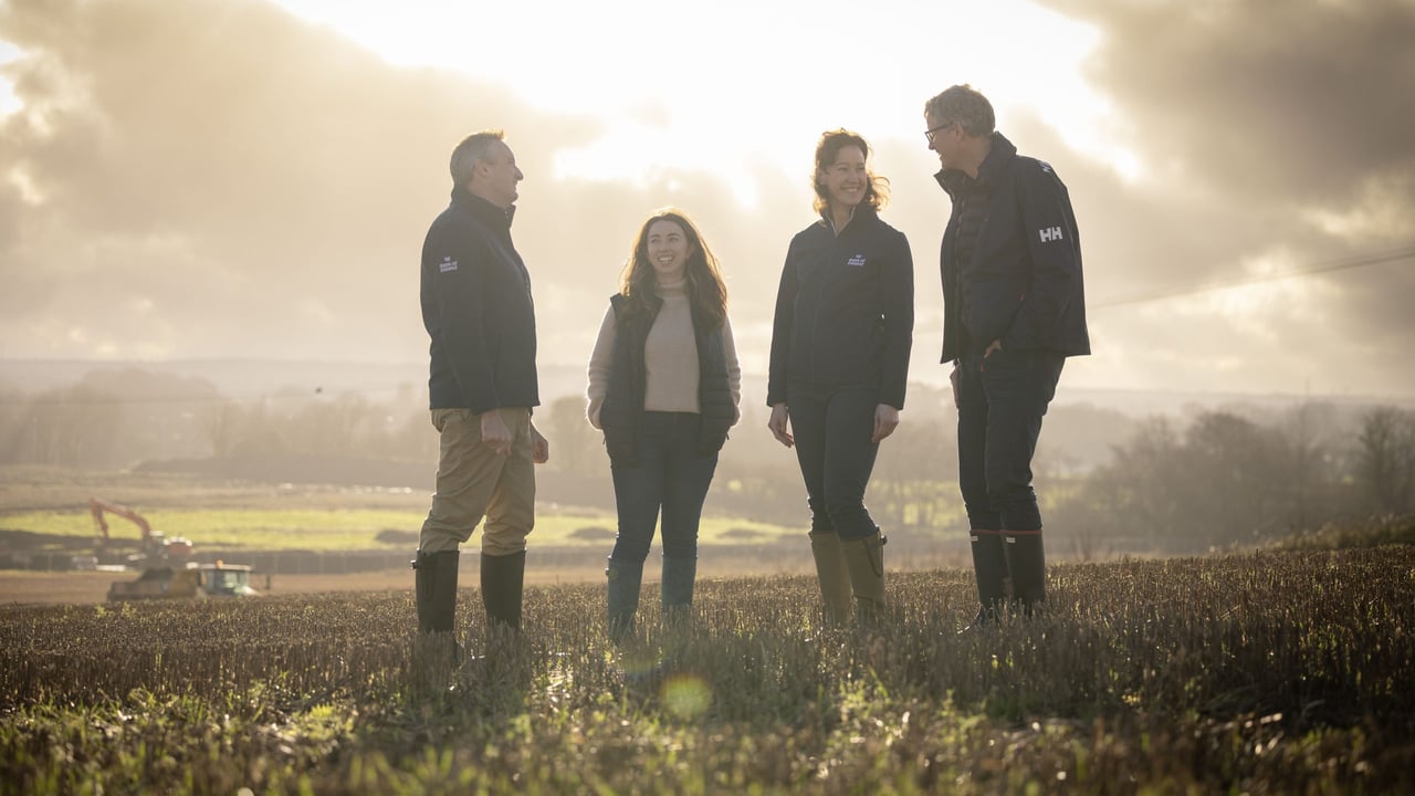 (L-R) Eoin Lowry, head of agri at Bank of Ireland, Ciara Egan, sustainability and responsibility specialist at Irish Distillers, Susan Maher, agri development manager at Bank of Ireland and Graham Caulwell, head of sustainability and compliance at Irish Distillers. Image: Cathal Noonan