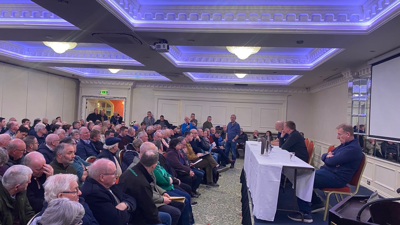 A questions and answers session at the meeting on windblown forestry organised by the Irish Forest Owners (IFO) at the Landmark Hotel in Carrick on Shannon