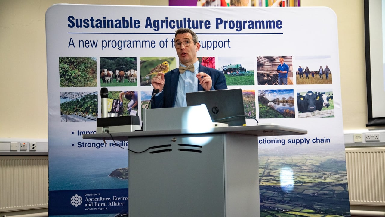 DAERA Minister Andrew Muir. Image source: DAERA