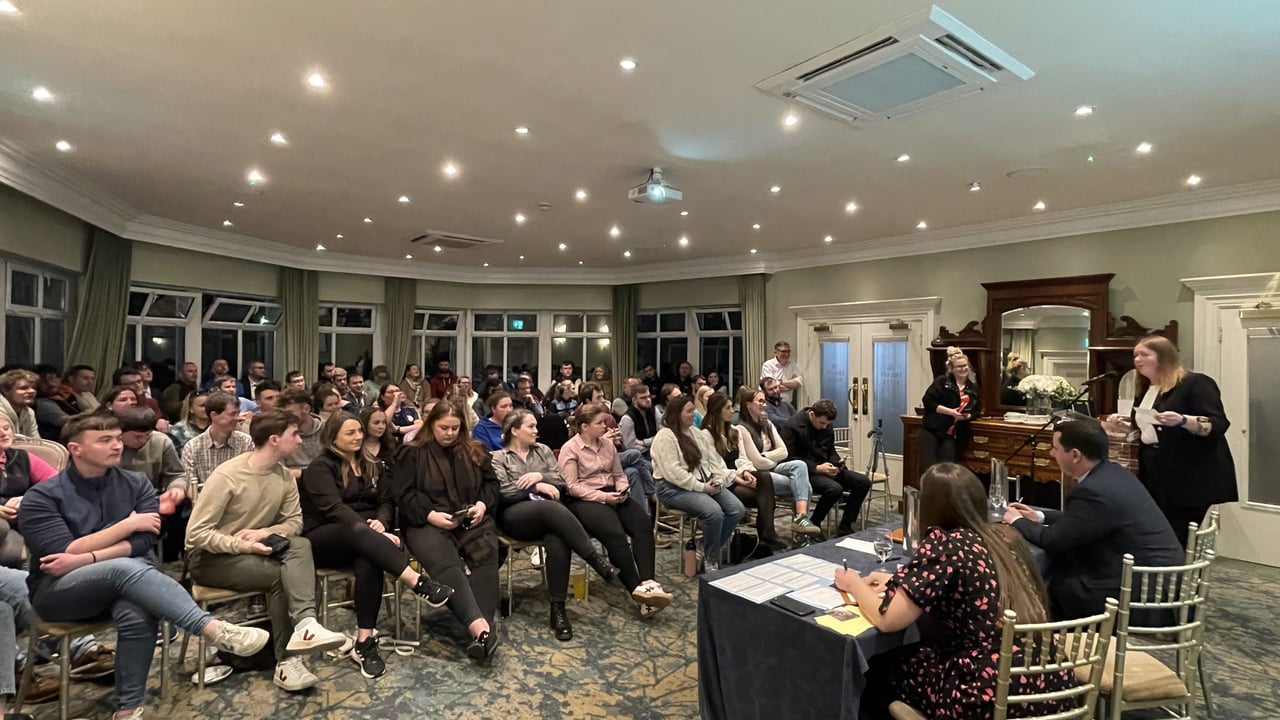 The Macra election hustings at the Woodlands House Hotel in Adare Co. Limerick