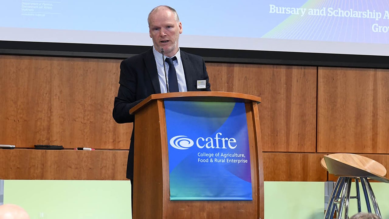 Head of food education at CAFRE, Fintan McCann 