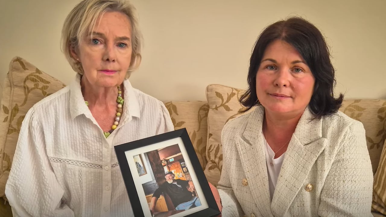 L-r: Michael Gaine's wife Janice and his sister Noreen. Source: An Garda Síochána Kerry via Facebook