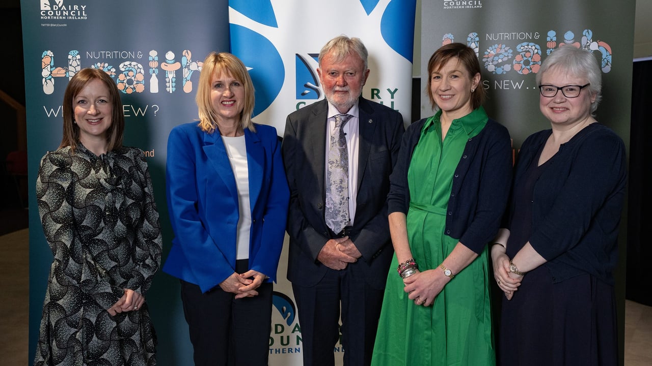 L-r: Dr. Sarah Bath; Prof. Jane Murphy; Prof. Sean Strain OBE; Dr. Anne Nugent; Dr. Sinéad Furey