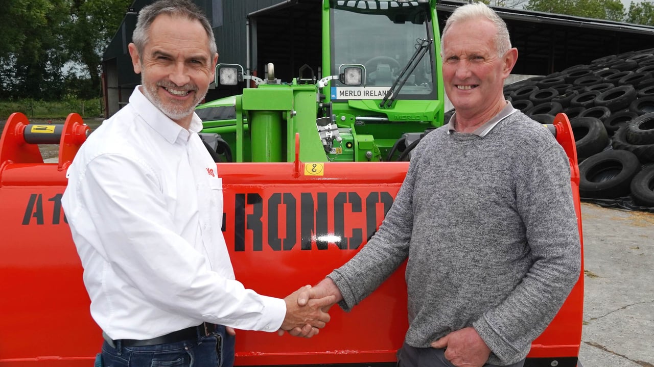 Ronco adds shear grab to Merlo Multifarmer telehandler prize