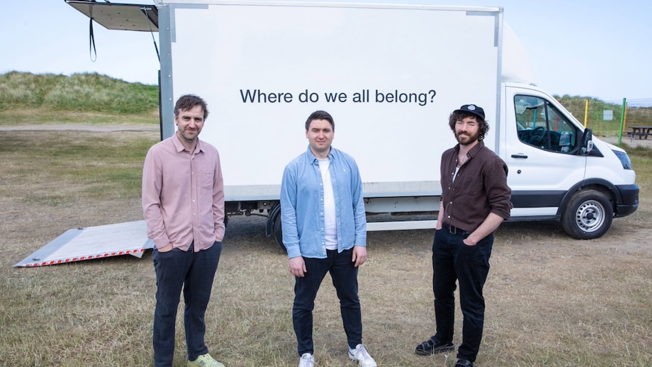 (l-r) Ronan Dillon, Noel Feeney, and Peter Martin. Source: Carl Brennan.