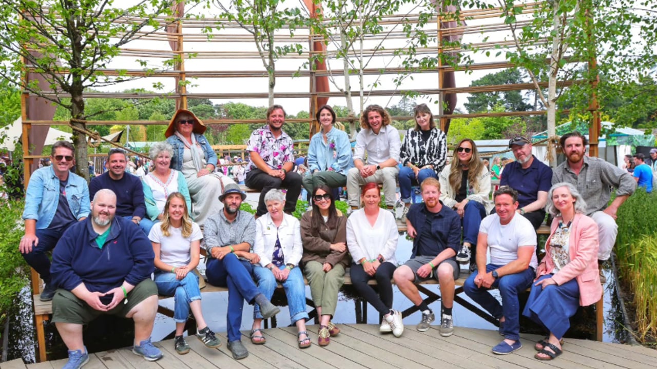 The roll call of garden designers at Bord Bia's  2025 Bloom festival Source: Bord Bia facebook
