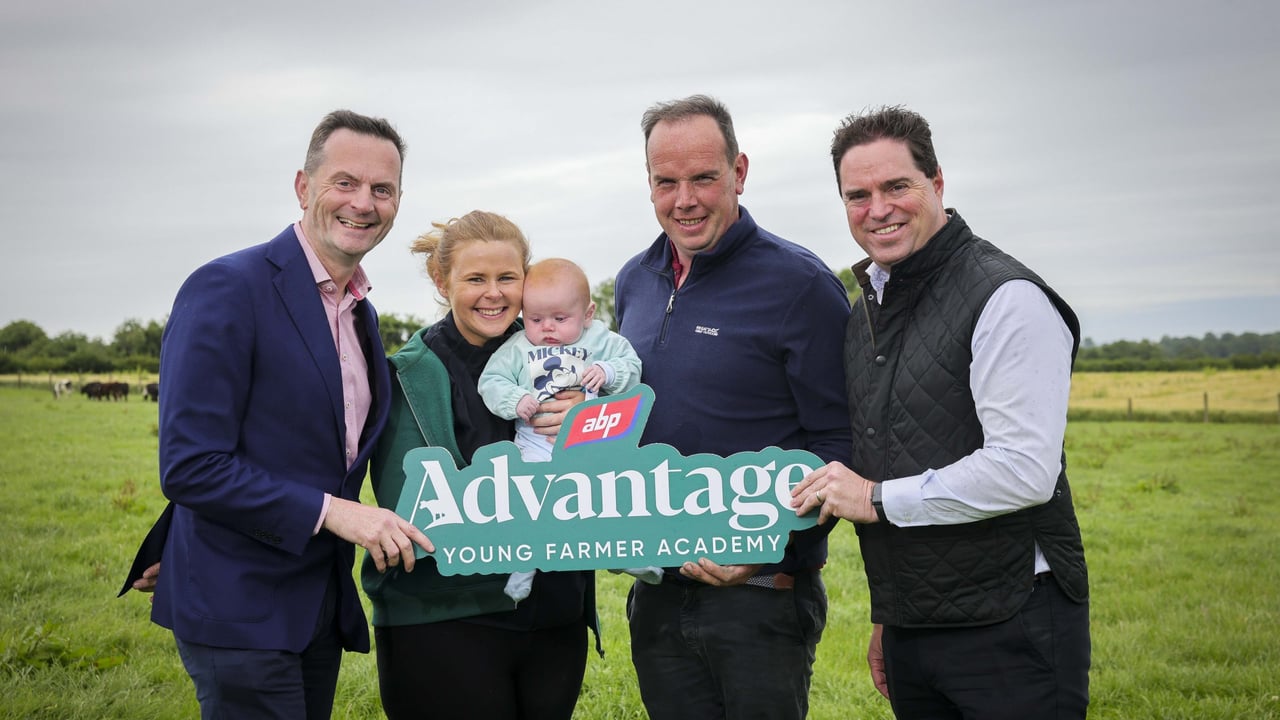 Minister for Agriculture, Food and the Marine Martin Heydon launched the ABP Young Farmer Academy on the farm of Thomas O’Conor in Moone, Athy, Co. Kildare.  Image: Chris Bellew Fennell Photography 