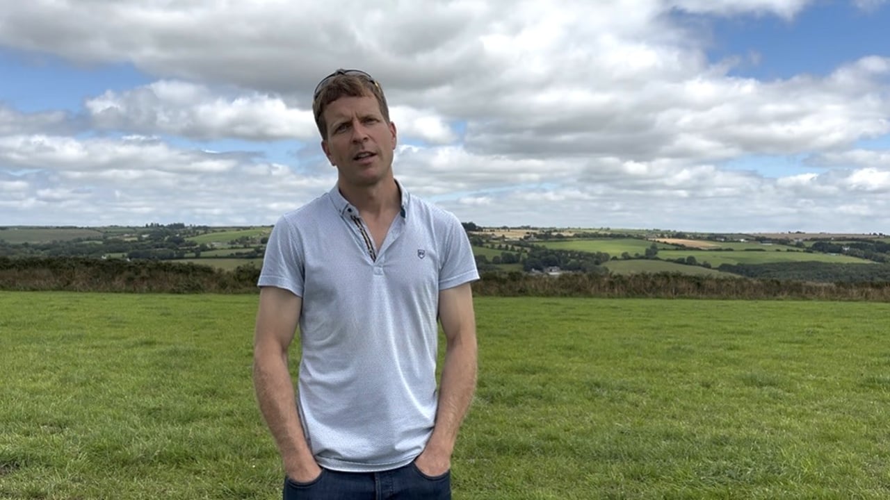 Glenn Forde on his family farm in Ballinadee, Bandon, Co. Cork.