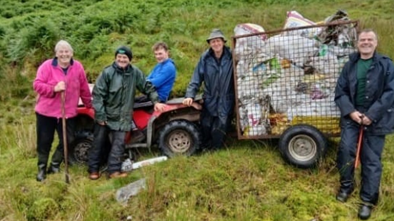 ACRES Breifne farmers removing dumping from commonage