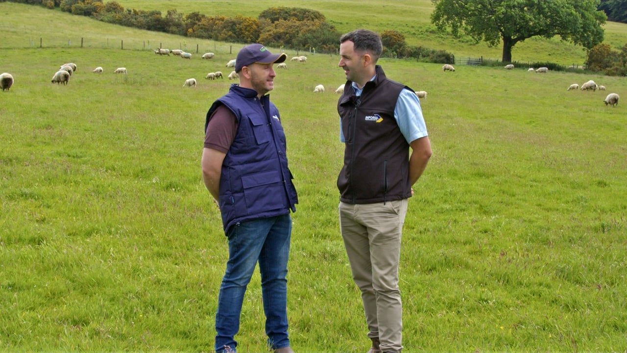 Padraig Healy with Inform’s Head of Ruminant Nutrition, Liam Lacey. Source: Inform Nutrition